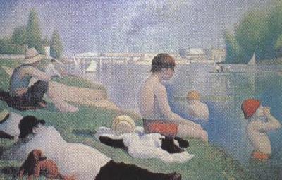 Georges Seurat Bathing at Asnieres (mk35)